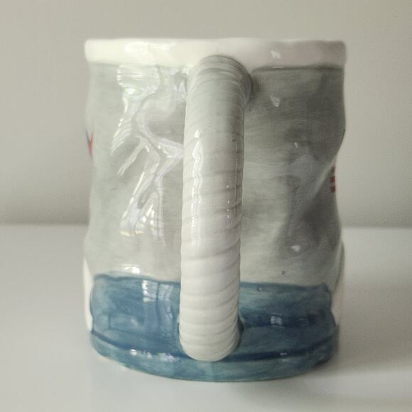 Vintage NASA Boot Mug Ceramic – 1990s Johnson Space Center Astronaut Moon Boot - Picture 7 of 10